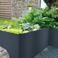 Hochbeet mit Sichtschutz 